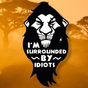 Surrounded By Idiots Vinyl Decal